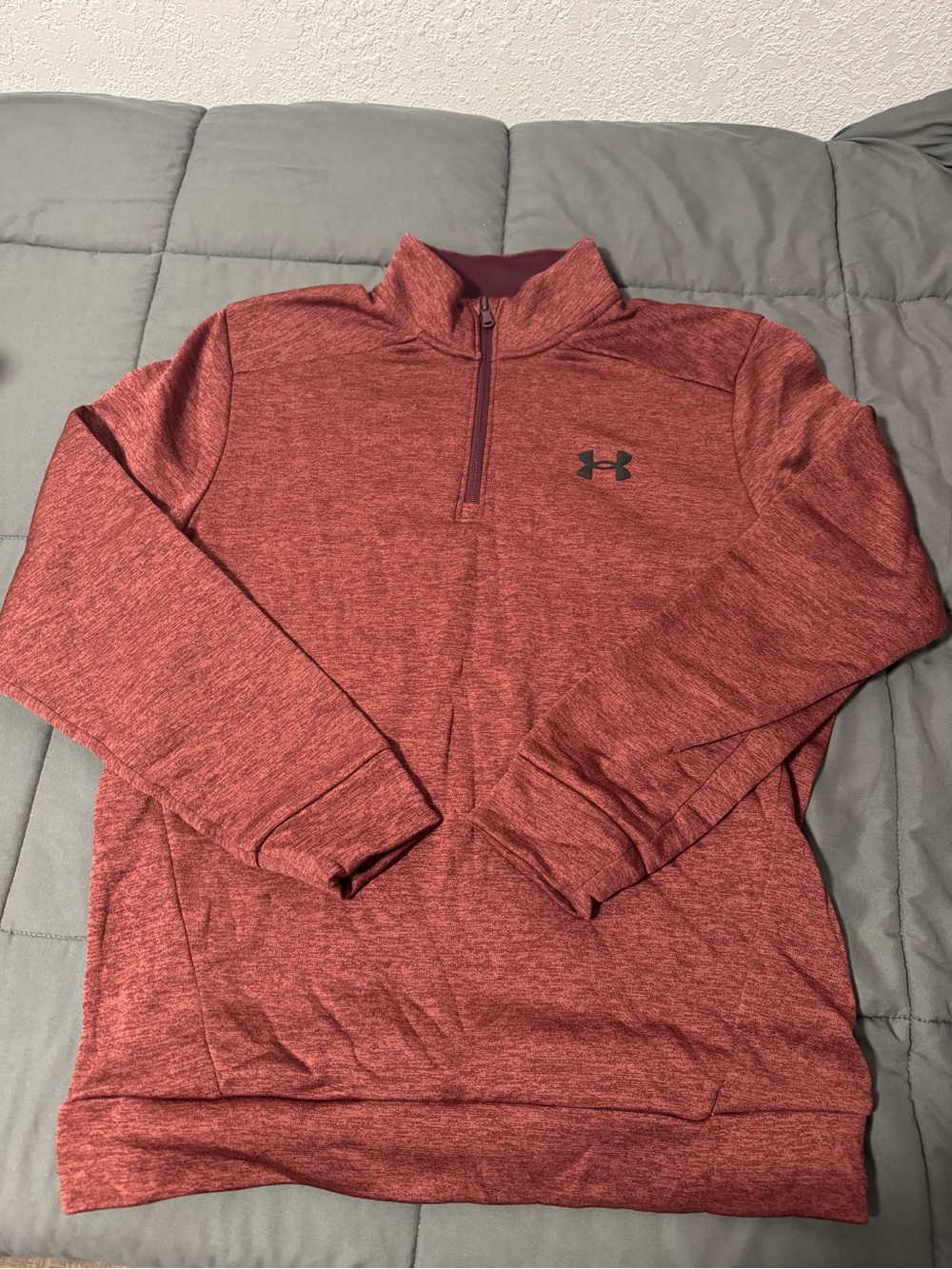 Under Armour Men’s Red Quarter-Zip Performance Pullover